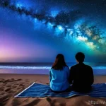 천문 관광의 장기적인 비전과 계획 - Serene Beach Stargazing in Mui Ne, Vietnam**

> A young couple, both in their late twenties, sitting...