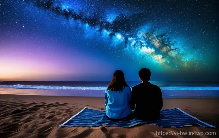 천문 관광의 장기적인 비전과 계획 - Serene Beach Stargazing in Mui Ne, Vietnam**

> A young couple, both in their late twenties, sitting...