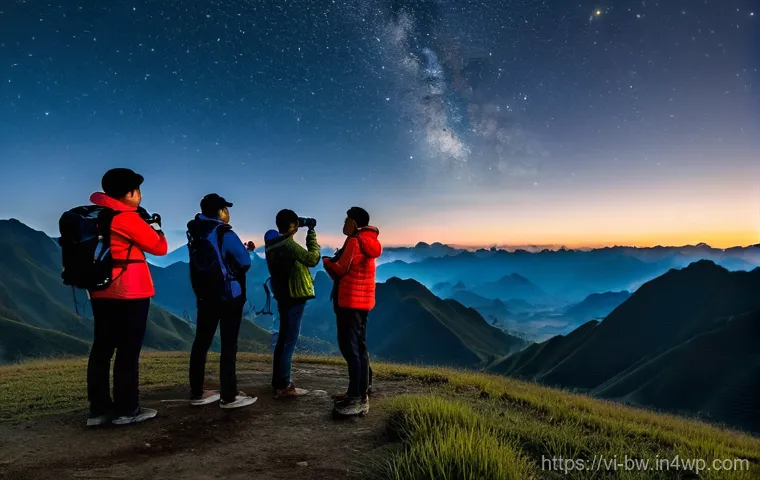 천문 관광의 장기적인 비전과 계획 - Cozy Family Stargazing in a Da Lat Pine Forest, Vietnam**

> A heartwarming scene of a family—a moth...